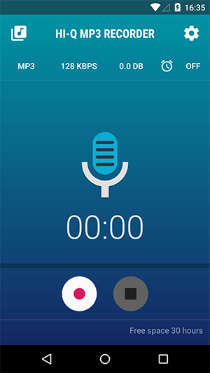 hi q mp3 audio recording app for android