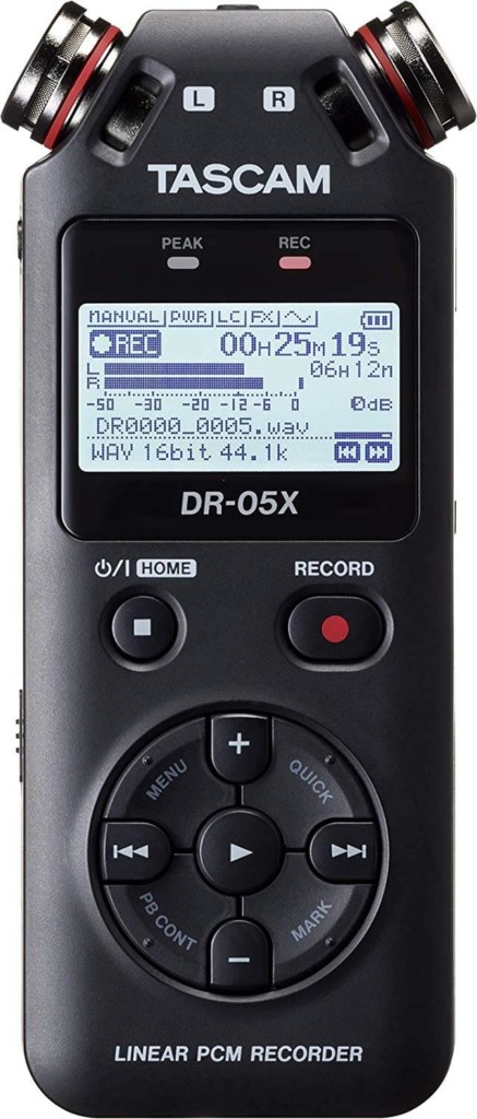 how to record audio for best sound quality, tascam dr-05x