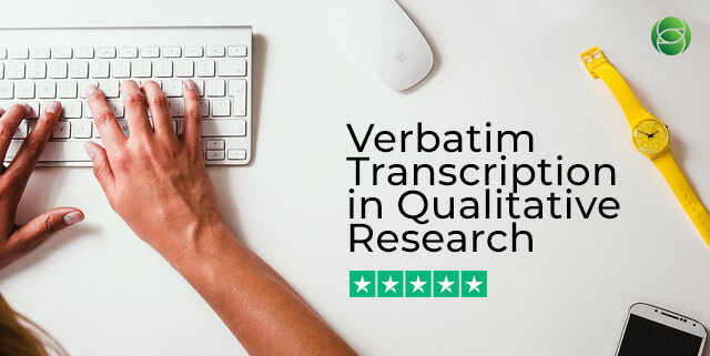 verbatim transcription in qualitative research examples