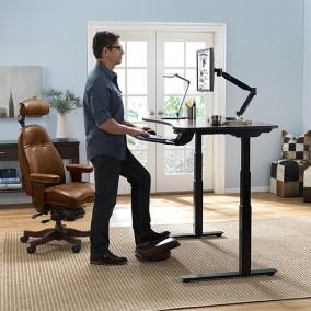 how to do transcription, standing desk