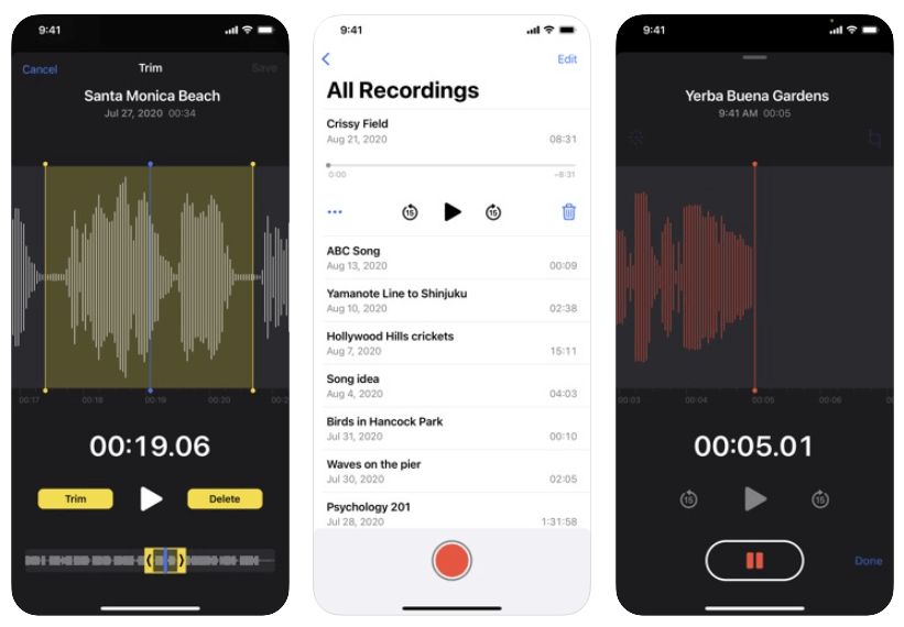 5 Best Voice Recording Apps for iPhone, iPad, Apple Watch, iOS