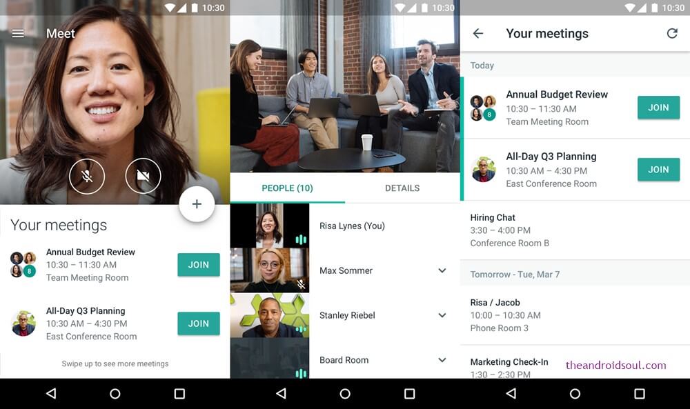 google hangouts meet video conferencing software