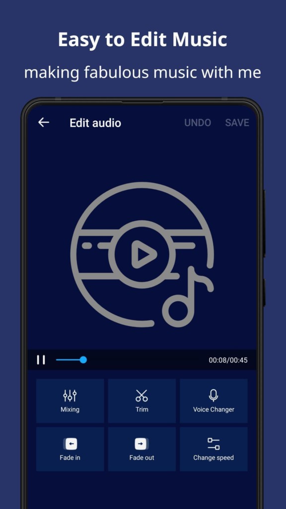 wavepad free audio editor android